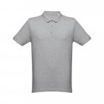 THC MONACO. Polo de hombre - Gris claro matizado