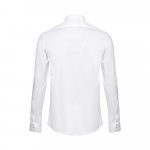 THC PARIS WH. Camisa popelina de manga comprida para homem. Cor branca - Branco