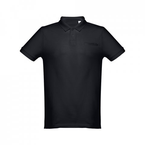 THC DHAKA. Herren Poloshirt - Schwarz