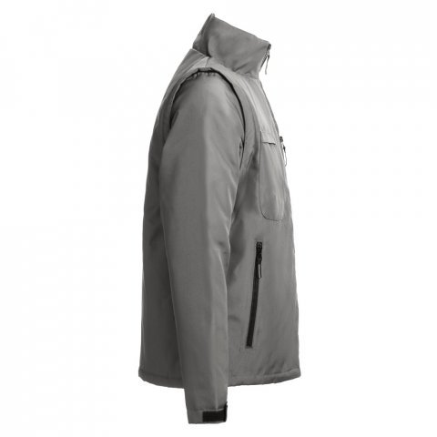 THC ASTANA. Casaco unissexo acolchoado em poli&eacute;ster - Cinzento