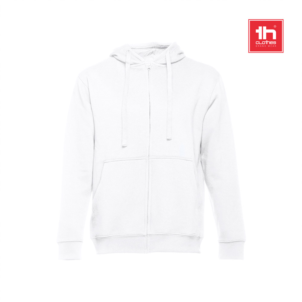 THC AMSTERDAM WH. Felpa da uomo con cappuccio e zip