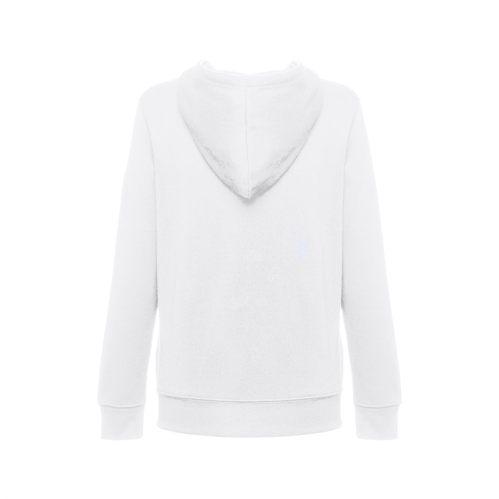 THC AMSTERDAM WOMEN WH. Felpa da donna con cappuccio e zip