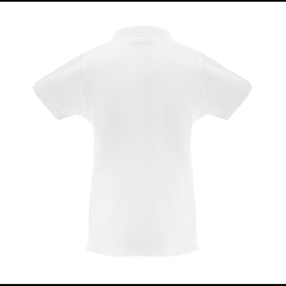 THC MONACO WOMEN WH. Polo da donna a maniche corte in cotone piqué