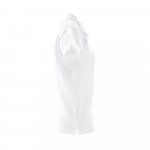 THC MONACO WOMEN WH. Polo &agrave; manches courtes pour femmes en coton card&eacute; - Blanc