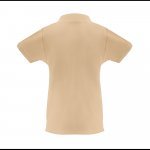 THC MONACO WOMEN. Women's polo shirt - Light brown