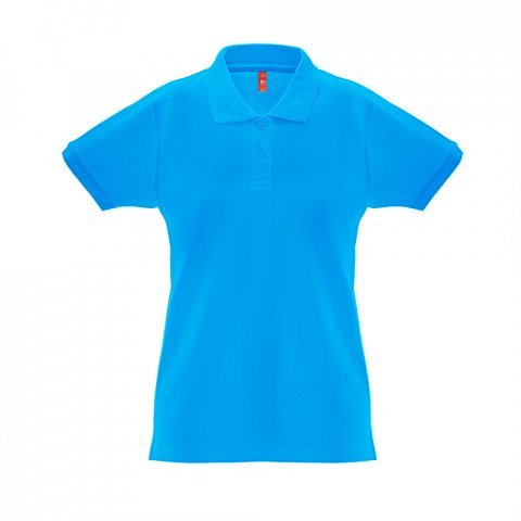 THC MONACO WOMEN. Women's polo shirt - Acqua blue