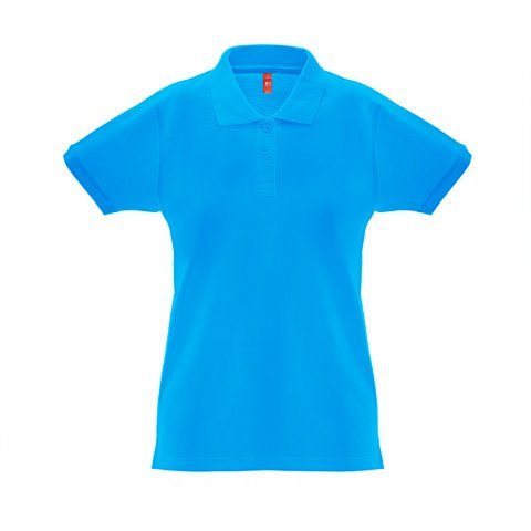 THC MONACO WOMEN. Women's polo shirt - Acqua blue