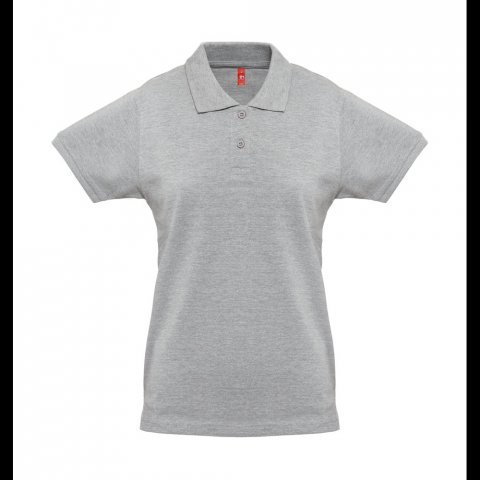 THC MONACO WOMEN. Women's polo shirt - Heather light grey