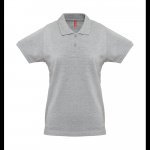 THC MONACO WOMEN. Women's polo shirt - Heather light grey