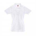 THC BERLIN WOMEN WH. Polo de manga curta para mulher - Branco