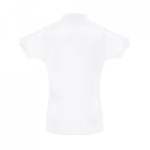 THC BERLIN WOMEN WH. Polo de manga curta para mulher - Branco
