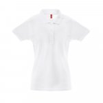 THC BERLIN WOMEN WH. Polo de manga curta para mulher - Branco