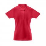 THC BERLIN WOMEN. Polo pour femme - Rouge