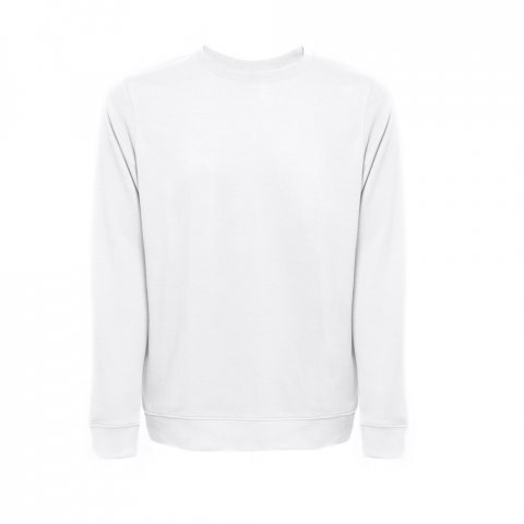 THC COLOMBO WH. Sweatshirt (unissexo) em felpa italiana sem carda. Cor branca - Branco