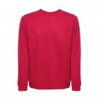 THC COLOMBO. Sweatshirt (unissexo) em felpa italiana sem carda - Vermelho