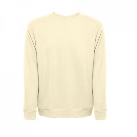 THC COLOMBO. Sweatshirt (unissexo) em felpa italiana sem carda - Amarelo pastel