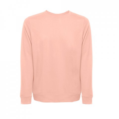 THC COLOMBO. Sweatshirt (unissexo) em felpa italiana sem carda - Salm&atilde;o