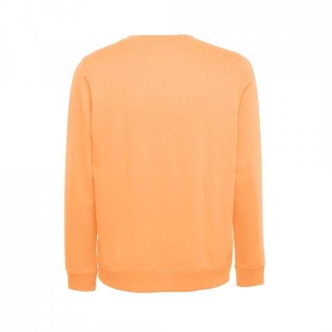 THC COLOMBO. Sweatshirt (unissexo) em felpa italiana sem carda - Laranja coral