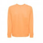 THC COLOMBO. Sweatshirt (unissexo) em felpa italiana sem carda - Laranja coral