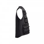 THC PIXEL. Colete (200 g/m&sup2;) em poli&eacute;ster e algod&atilde;o - Preto