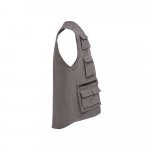 THC PIXEL. Colete (200 g/m&sup2;) em poli&eacute;ster e algod&atilde;o - Cinzento