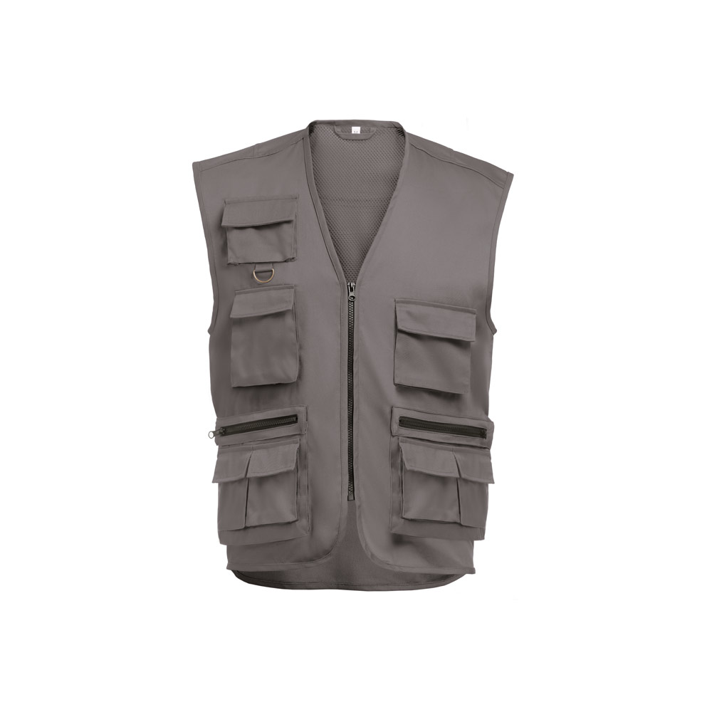THC PIXEL. Gilet (200 g/m²) in poliestere e cotone