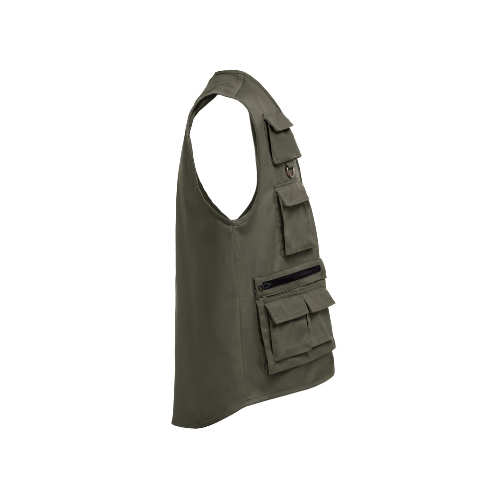 THC PIXEL. Gilet (200 g/m²) in poliestere e cotone