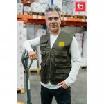 THC PIXEL. Colete (200 g/m&sup2;) em poli&eacute;ster e algod&atilde;o