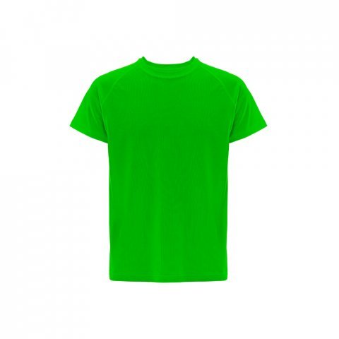 THC MOVE. Technick&eacute; tričko s kr&aacute;tk&yacute;m ruk&aacute;vem z polyesteru - Limetkově zelen&aacute;