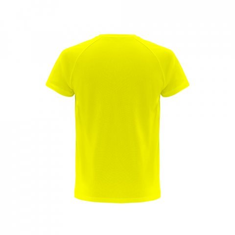 THC MOVE. Technick&eacute; tričko s kr&aacute;tk&yacute;m ruk&aacute;vem z polyesteru - Fluorescenčn&iacute; žlut&aacute;