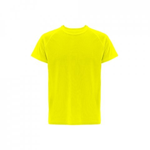 THC MOVE. Technick&eacute; tričko s kr&aacute;tk&yacute;m ruk&aacute;vem z polyesteru - Fluorescenčn&iacute; žlut&aacute;