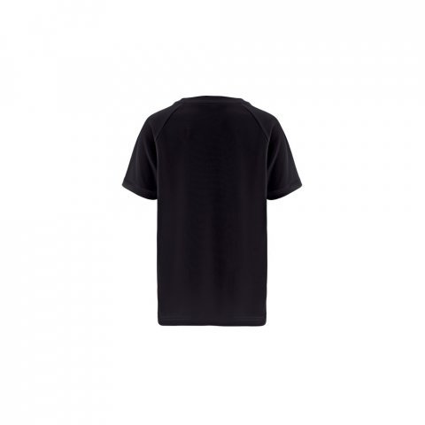 THC MOVE KIDS. Technick&eacute; polyesterov&eacute; tričko s kr&aacute;tk&yacute;m ruk&aacute;vem pro děti - Čern&aacute;