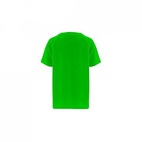 THC MOVE KIDS. Technick&eacute; polyesterov&eacute; tričko s kr&aacute;tk&yacute;m ruk&aacute;vem pro děti - Limetkově zelen&aacute;
