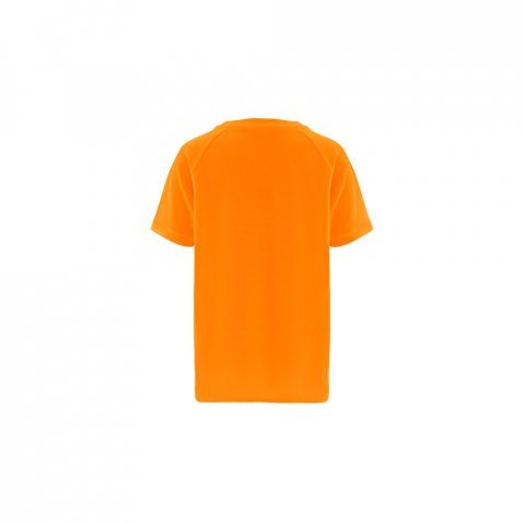 THC MOVE KIDS. Technick&eacute; polyesterov&eacute; tričko s kr&aacute;tk&yacute;m ruk&aacute;vem pro děti - Fluorescenčn&iacute; Oranžov&aacute;
