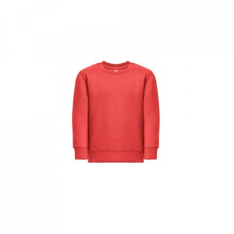 THC DELTA KIDS. Felpa per bambini in cotone riciclato e poliestere - Rosso