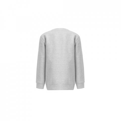 THC DELTA KIDS. Felpa per bambini in cotone riciclato e poliestere - Grigio chiaro m&eacute;lange