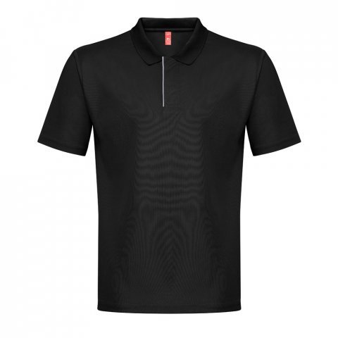 THC DYNAMIC. Polo technique pour homme - Noir