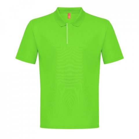 THC DYNAMIC. Polo technique pour homme - Vert citron