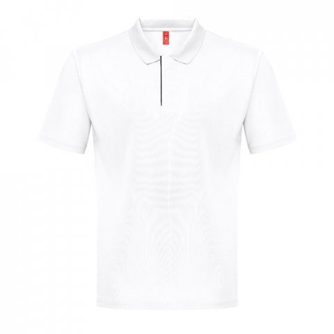 THC DYNAMIC WH. Polo t&eacute;cnico para homem - Branco