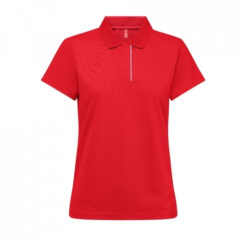 THC DYNAMIC WOMEN. Polo technique pour femme - Rouge