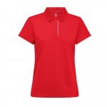 THC DYNAMIC WOMEN. Polo technique pour femme - Rouge