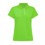 THC DYNAMIC WOMEN. Polo technique pour femme - Vert citron