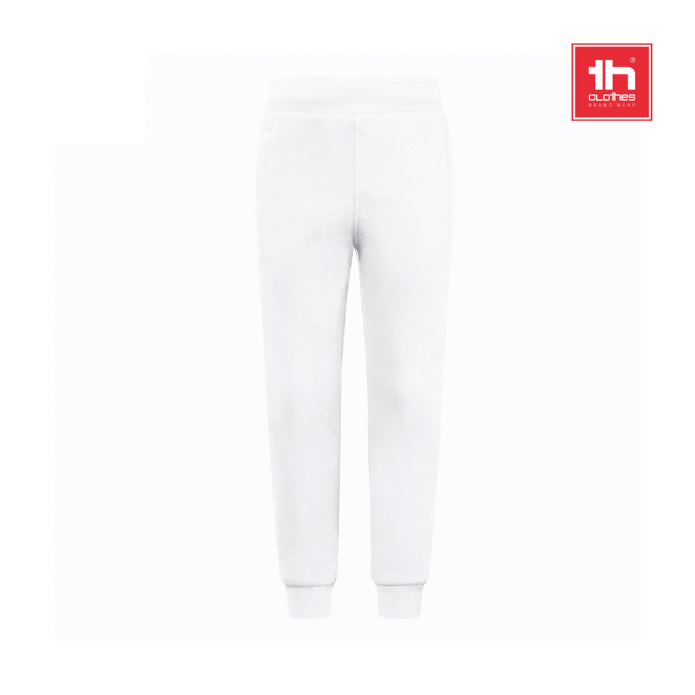 THC SPRINT KIDS WH. Pantaloni della tuta da ginnastica per bambini