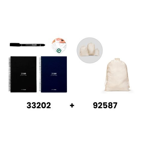 STARTER KIT INFINITE PLANNER A5. Infinitebook sa savitljivim koricama i 15 običnih stranica bijele ploče