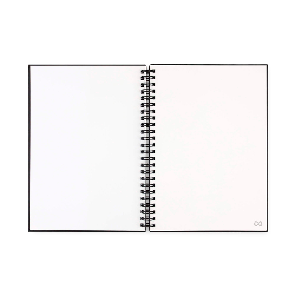 STARTER KIT INFINITEBOOK A5. Il set include un "Infinitebook", un kit di pulizia, un pennarello e un portapennarelli