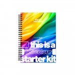 HARDCOVER A5 STARTER KIT - FULL COLOUR. Starter Kit A5 &laquo;Infinitebook&raquo; &mu;&epsilon; &sigma;&kappa;&lambda;&eta;&rho;ό &epsilon;&xi;ώ&phi;&upsilon;&lambda;&lambda;&omicron;, &pi;&epsilon;&rho;&iota;&lambda;&alpha;&mu;&beta;ά&nu;&epsilon;&iota; &laquo;Full Colour&raquo; &epsilon;&xi;&alpha;&tau;&omicron;&mu;ί&kappa;&epsilon;&upsilon;&sigma;&eta; &sigma;&tau;&omicron; &epsilon;&xi;ώ&phi;&upsilon;&lambda;&lambda;&omicron; &kappa;&alpha;&iota; &sigma;&tau;&omicron; &omicron;&pi;&iota;&sigma;&theta;ό&phi;&upsilon;&lambda;&lambda;&omicron; - &Mu;&alpha;ύ&rho;&omicron;