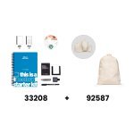 FLEXIVE COVER A4 STARTER KIT - 1 COLOUR. Startni set A4 „Infinitebook” s fleksibilnim koricama, uključuje prilagodbu u jednoj boji na naslovnici i stražnjoj strani
