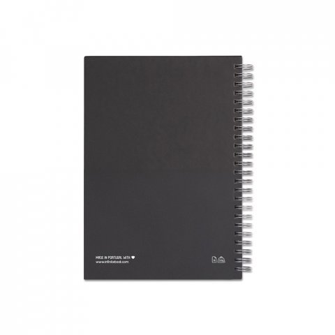 STARTER KIT INFINITEBOOK. Kit &bdquo;Infinitebook&rdquo; cu copertă tare, 1 kit de curățare, 1 marker și 1 suport pentru pix - Negru