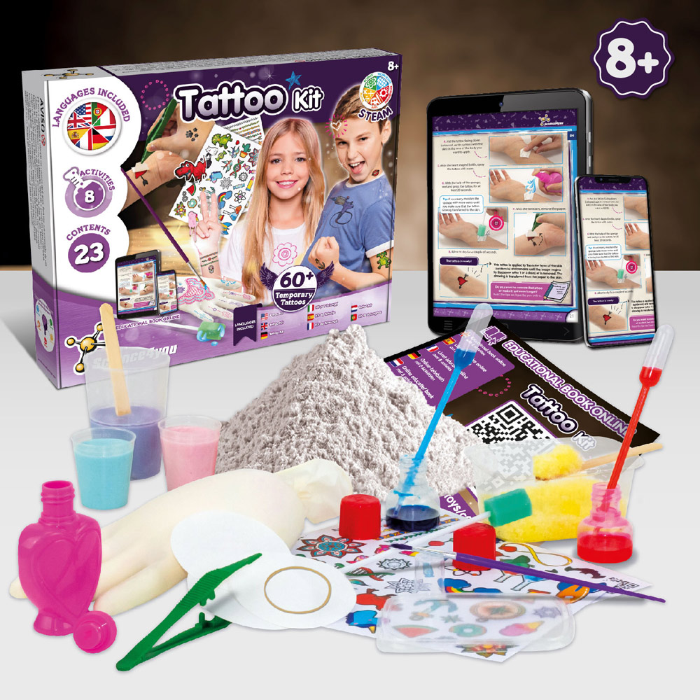 Tattoo Factory Kit I. Gioco educativo per bambini