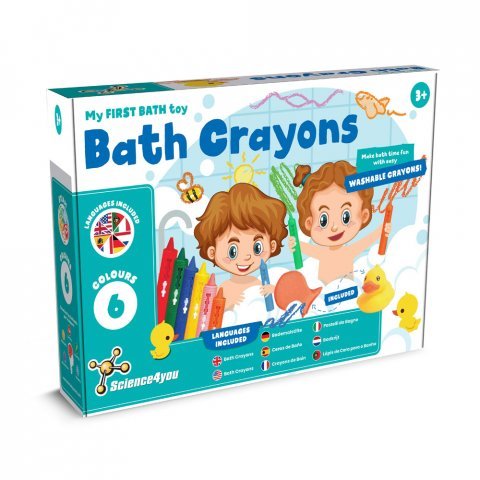 BATH CRAYONS. L&aelig;rerigt leget&oslash;j til b&oslash;rn